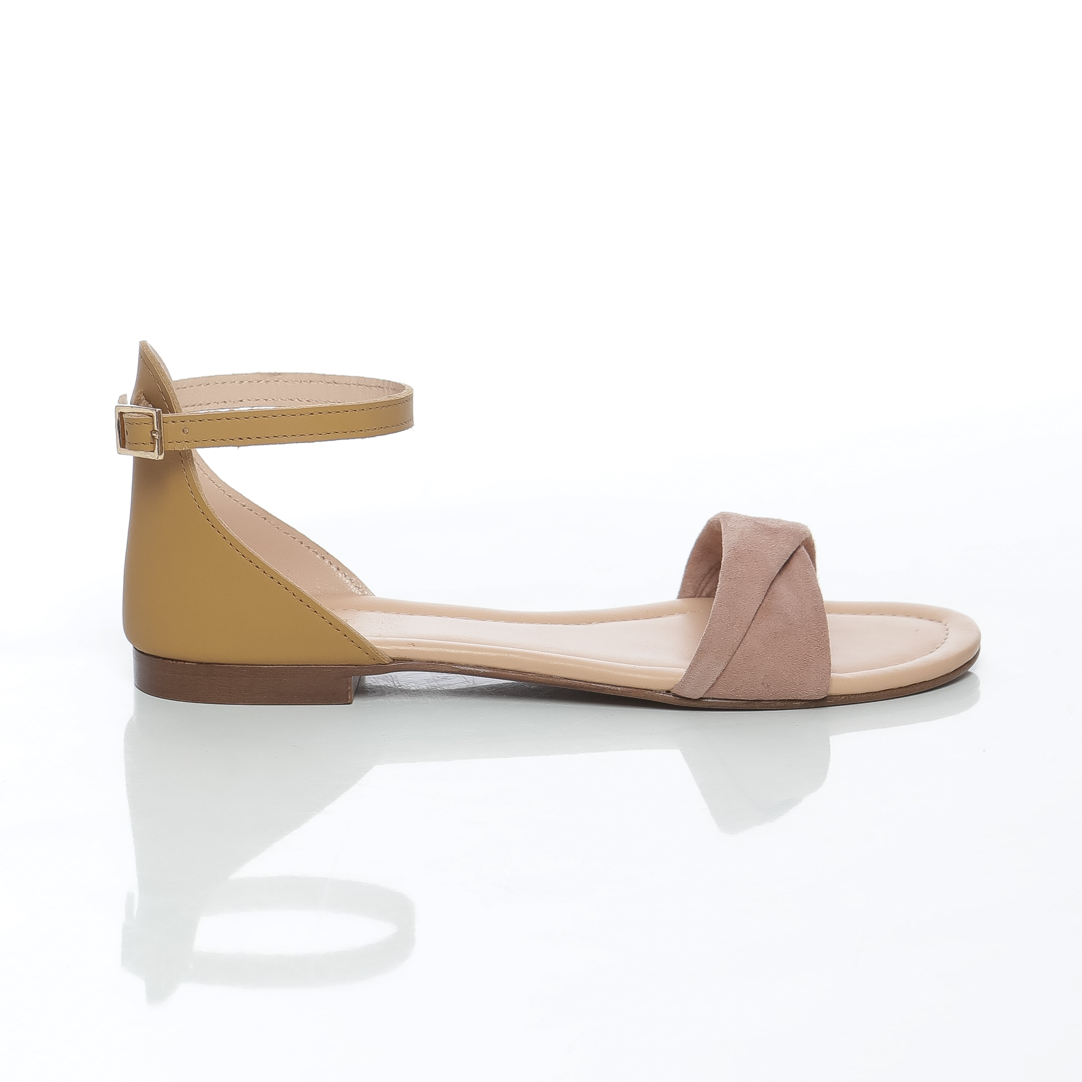 Sandales femmes - Pinacolada Daim rose – Image 2