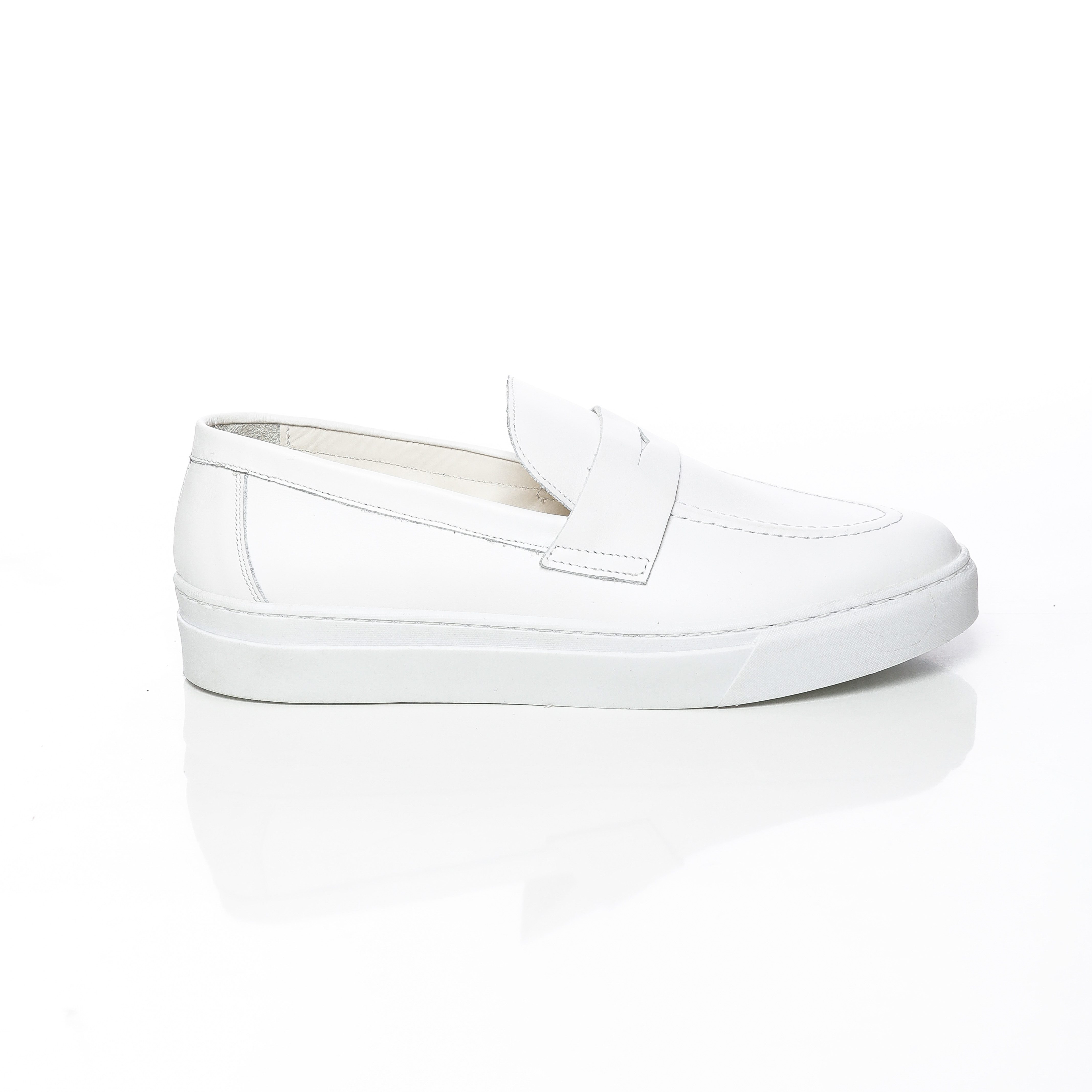 Mature : Mocassins en cuir véritable sport chic pour Homme – Image 2