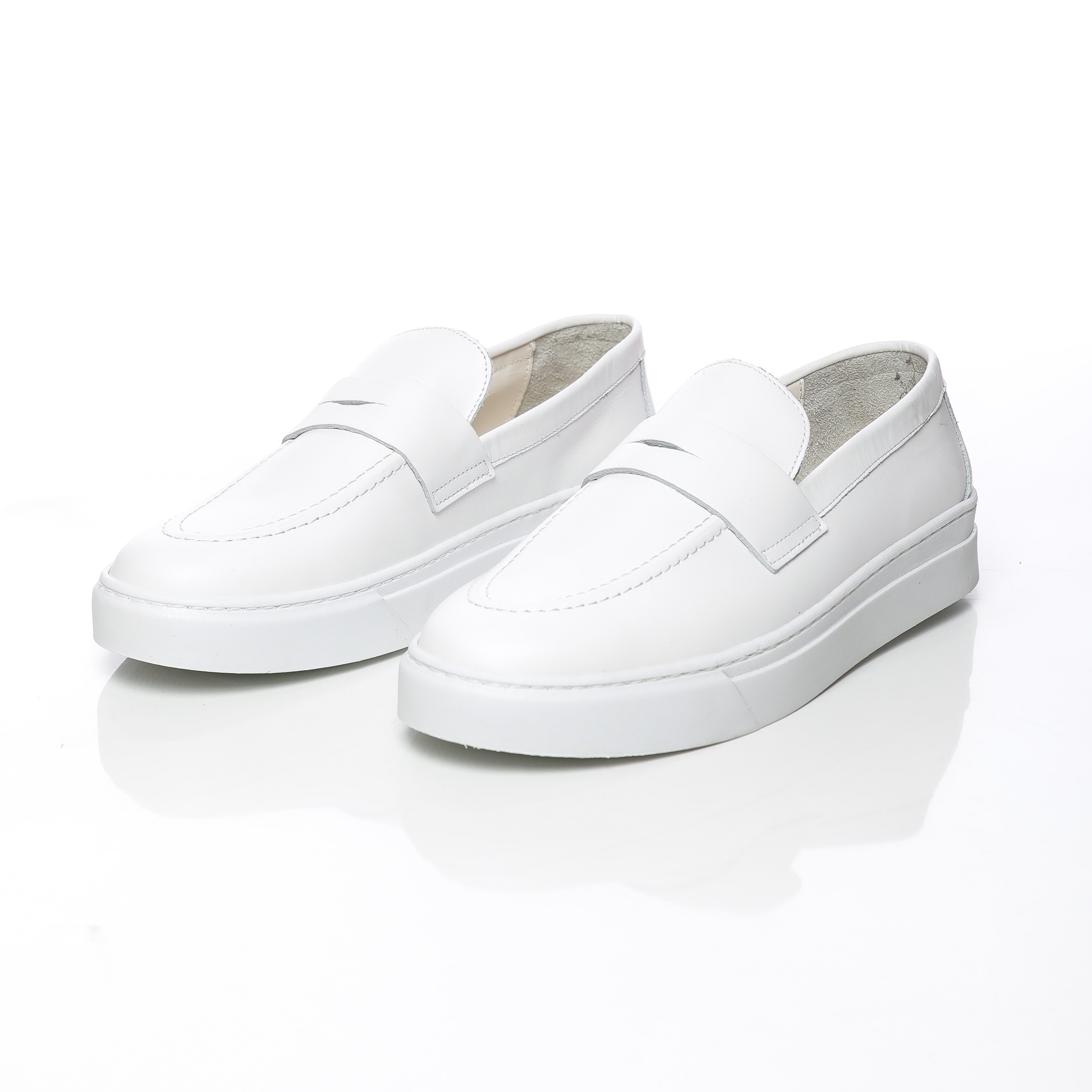 Mature : Mocassins en cuir véritable sport chic pour Homme – Image 4