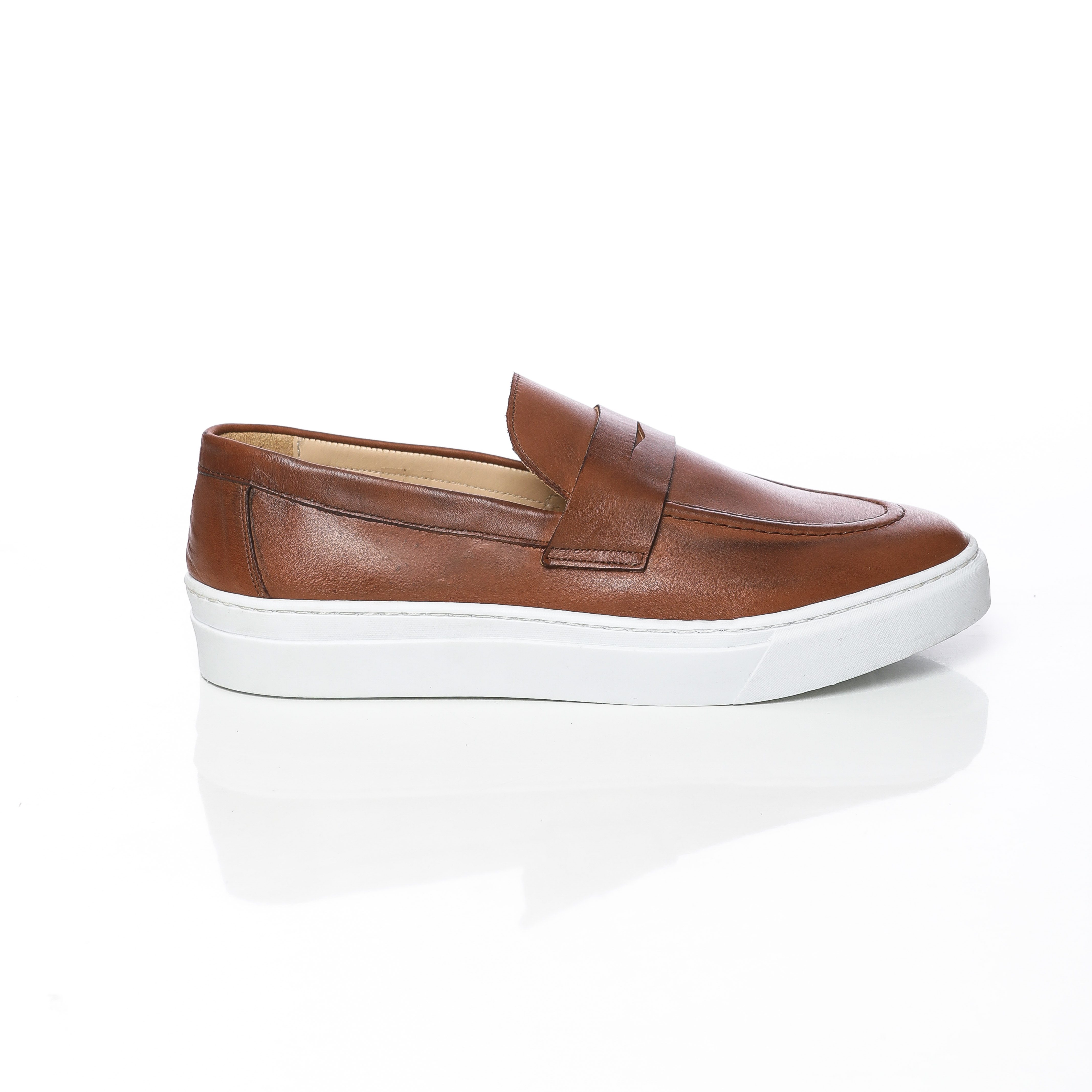 Mature : Mocassins en cuir véritable sport chic pour Homme – Image 6