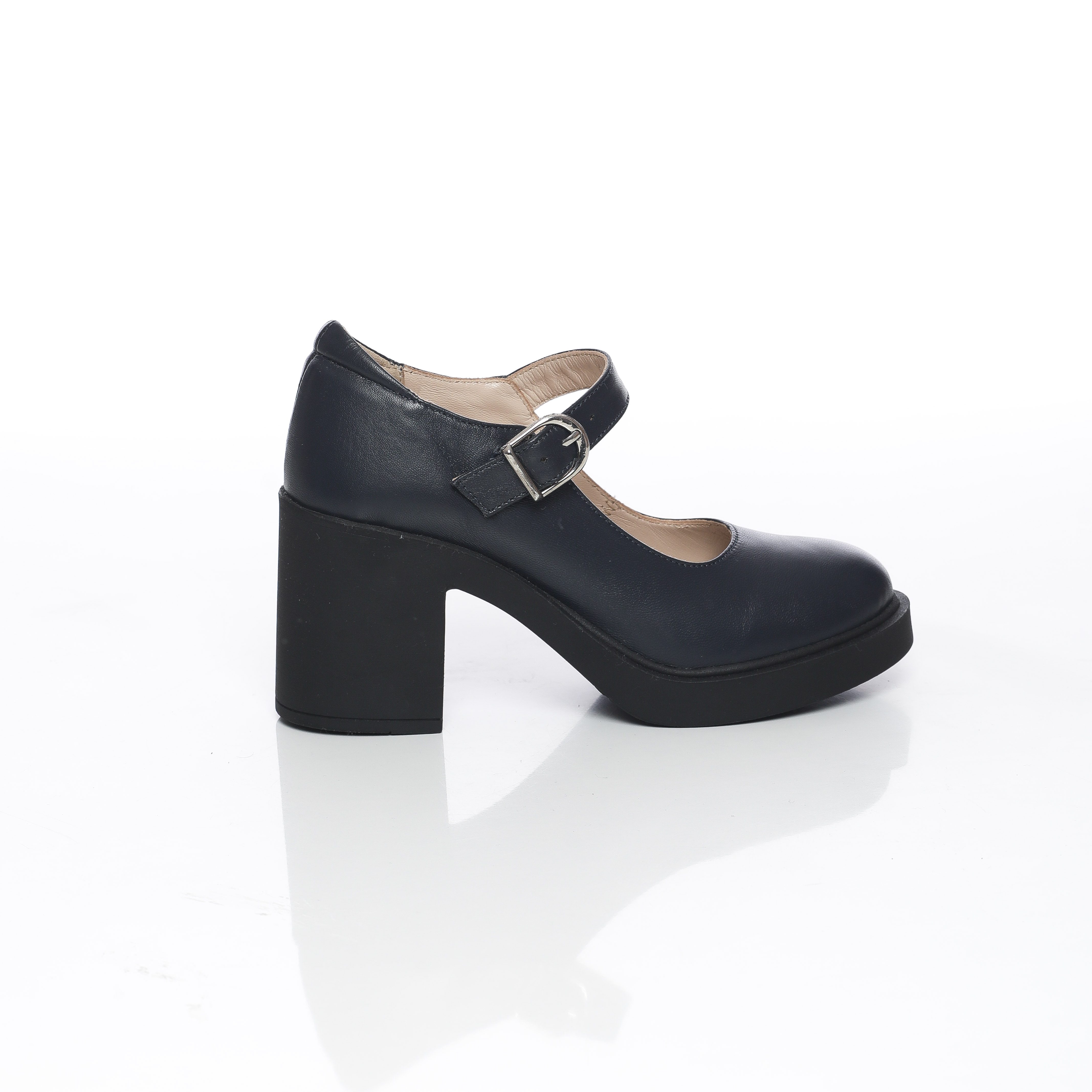 Sophie derbies a talon classique en cuir authentique pour femme – Image 6