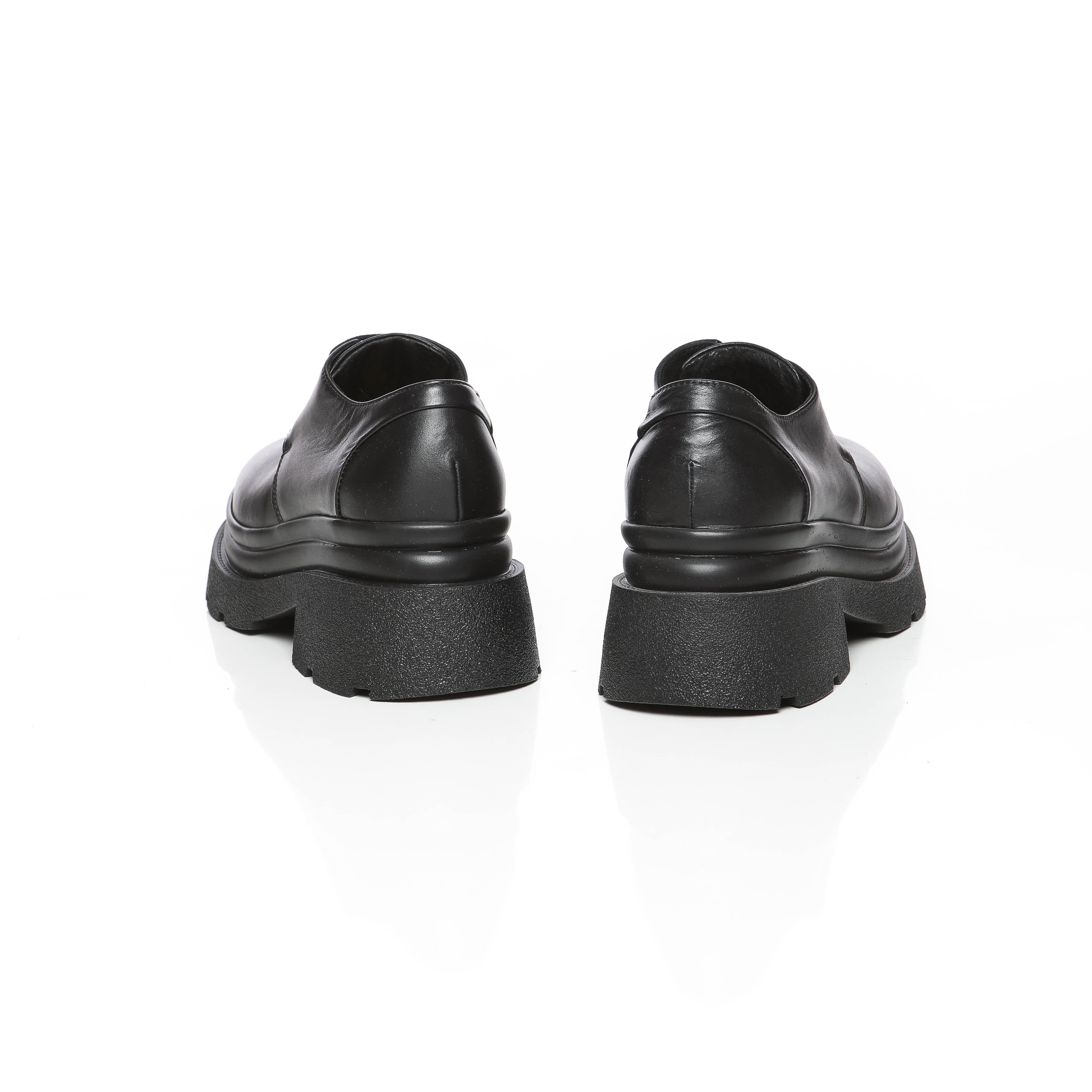 Aurora derbies en cuir avec plateforme epaisse pour femme – Image 8
