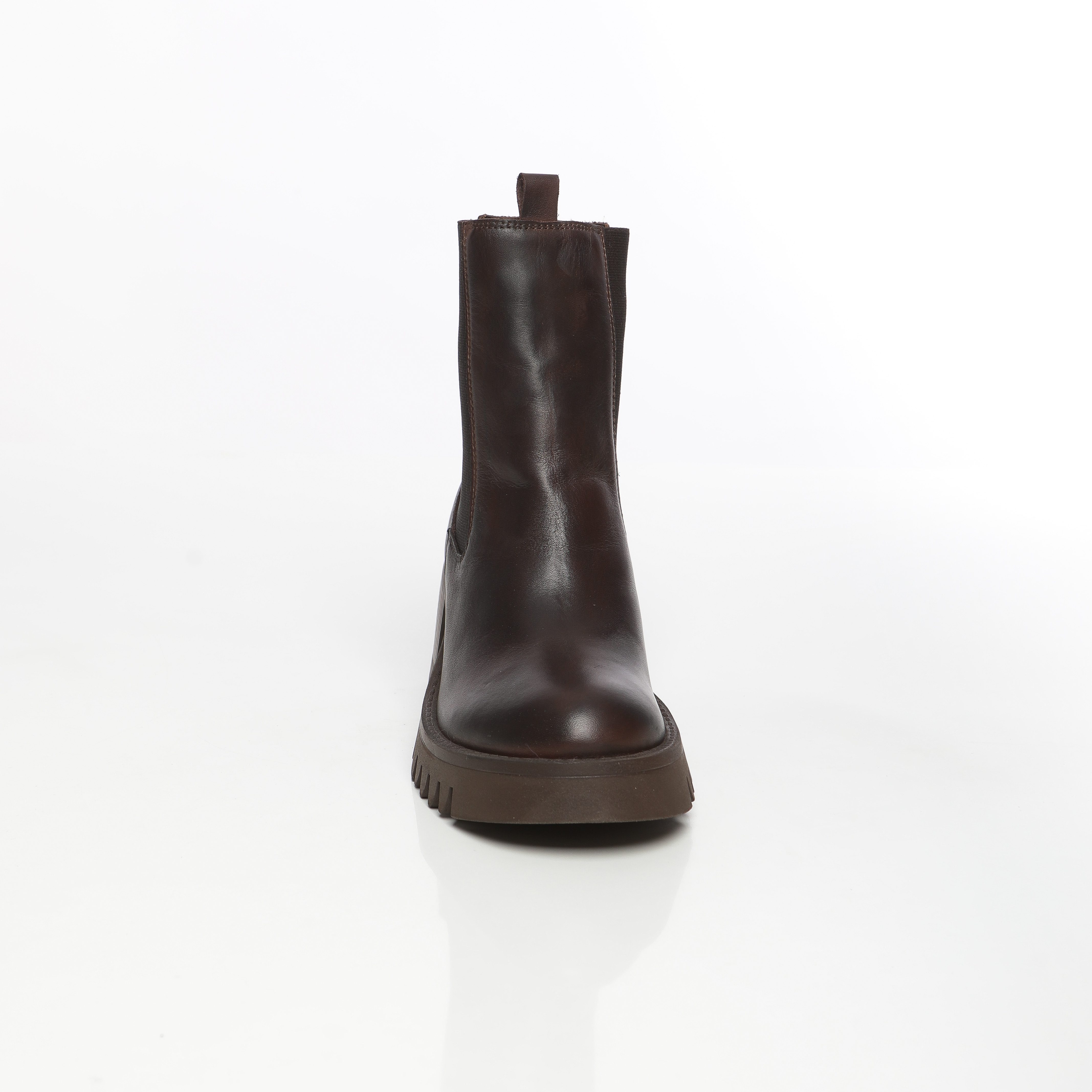 Stella boots a talon large en cuir souple pour femme – Image 3