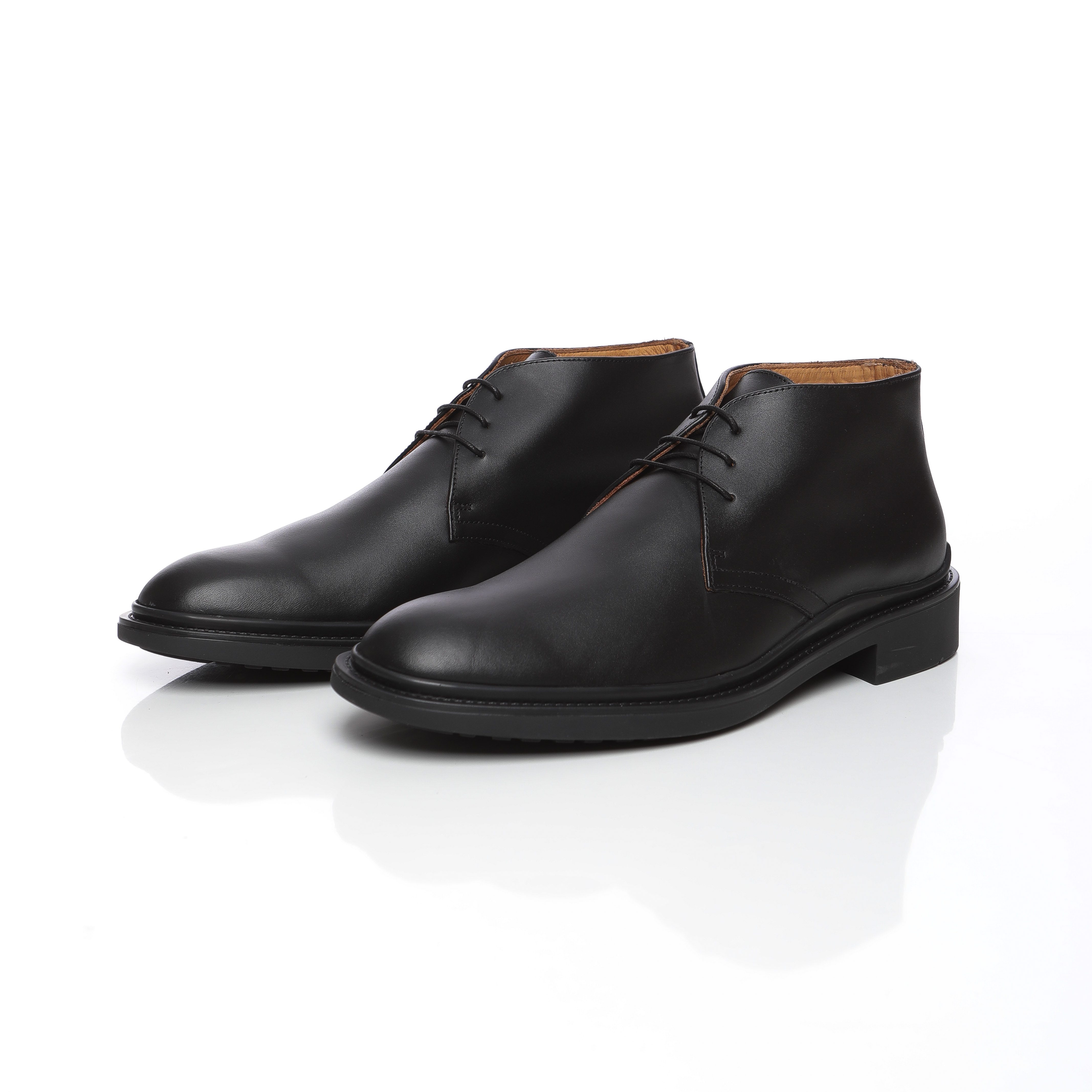 Opium bottines classe en cuir veritable pour homme