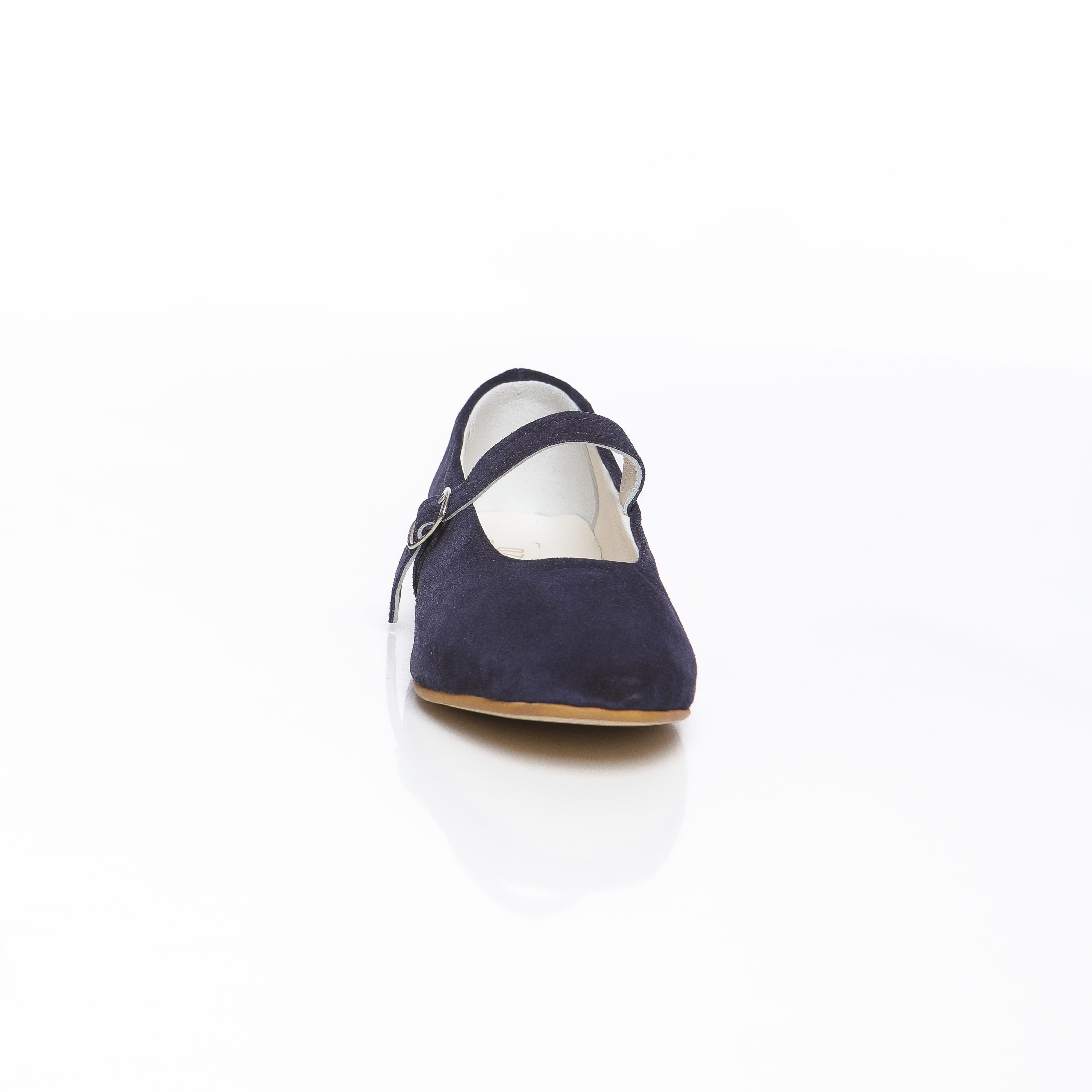 ballerines en daim gris