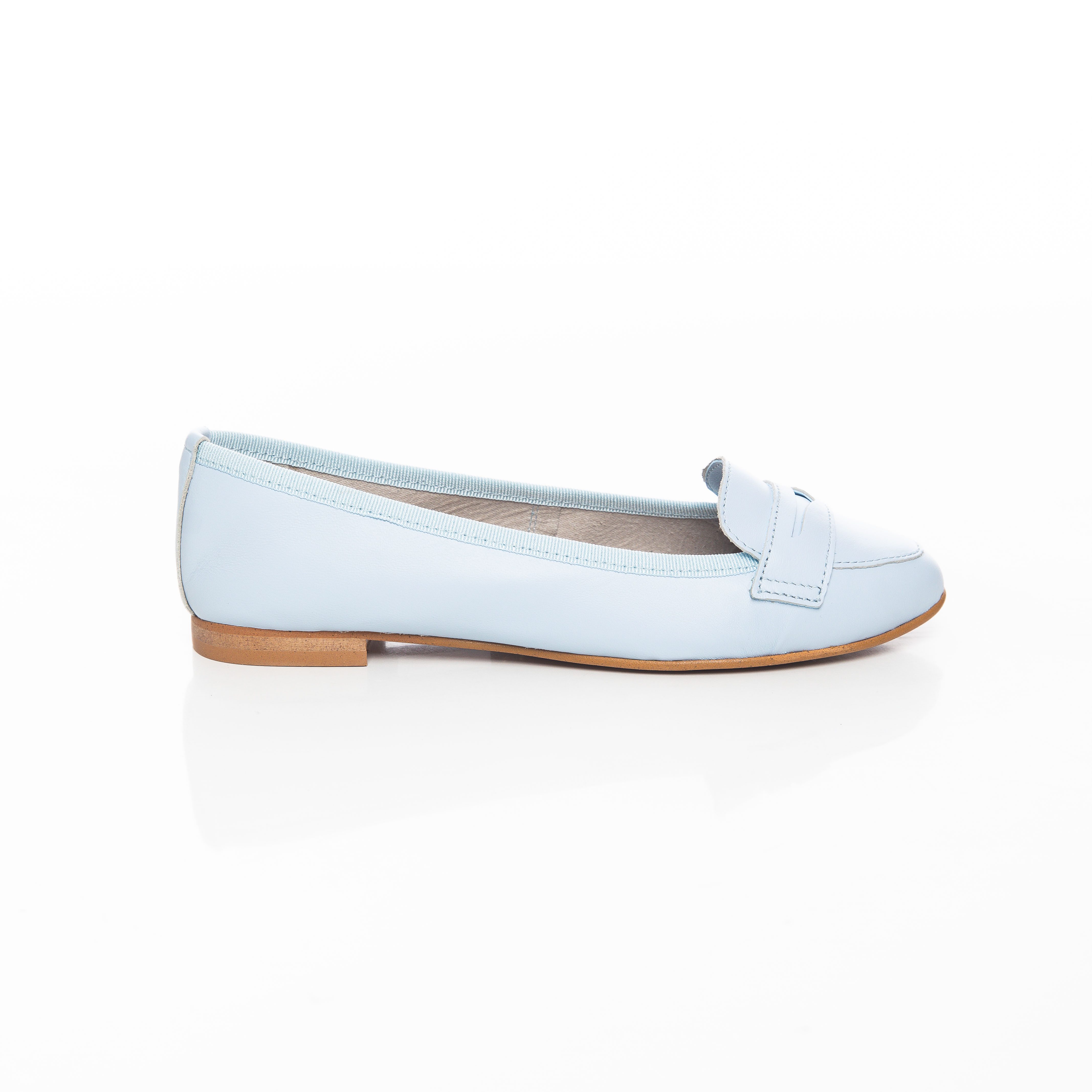 ballerines classiques en cuir véritable