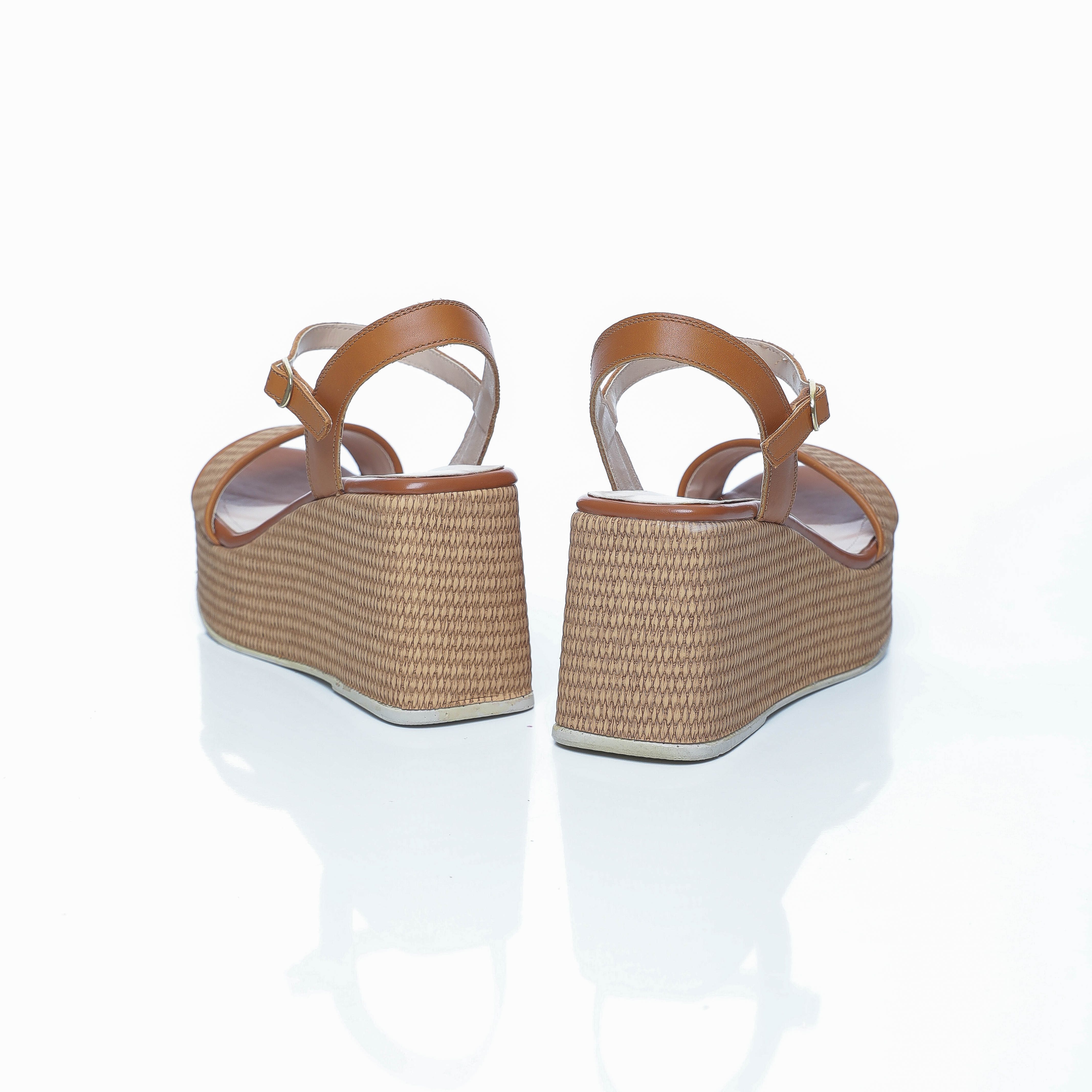 Sandales compensées à plateforme pour Femme