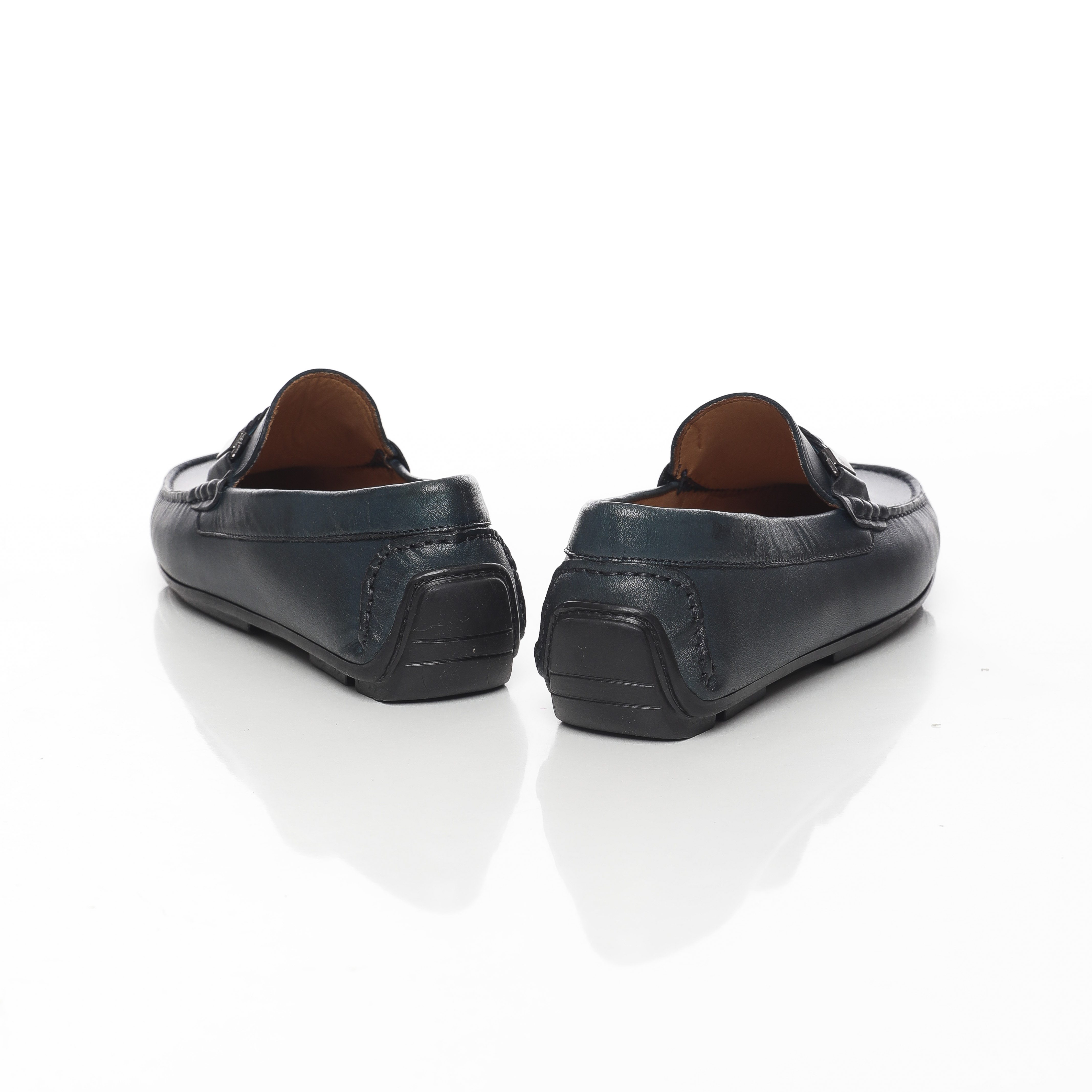 Mocassin homme cuir véritable sans lacet