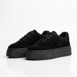 Basket SOHO femme en cuir noir HKEYA