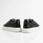 plateforme baskets noires confortable pour marcher